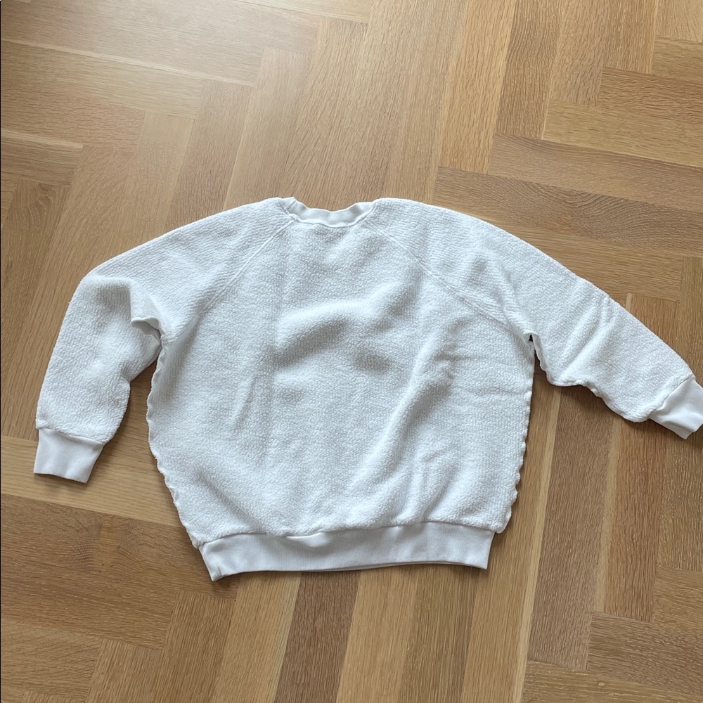 Perfectwhitetee ziggy shrunken reverse fleece sweatshirt size small - Picture 4 of 5